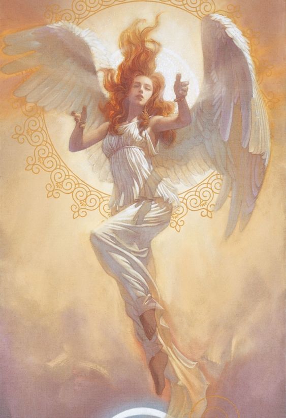Angel from sun